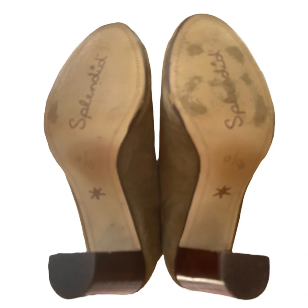 Splendid‎ Open Toe Suede leather Bootie with Lace Size: 10